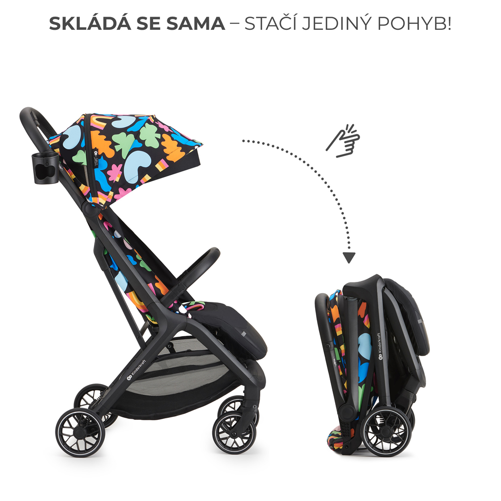 KINDERKRAFT SELECT Nubi 2 Happy shapes sport babakocsi