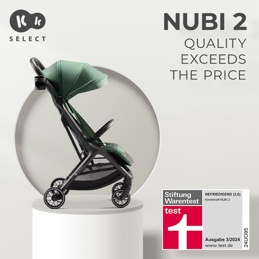 KINDERKRAFT SELECT Sport babakocsi Nubi 2 Pink Quartz