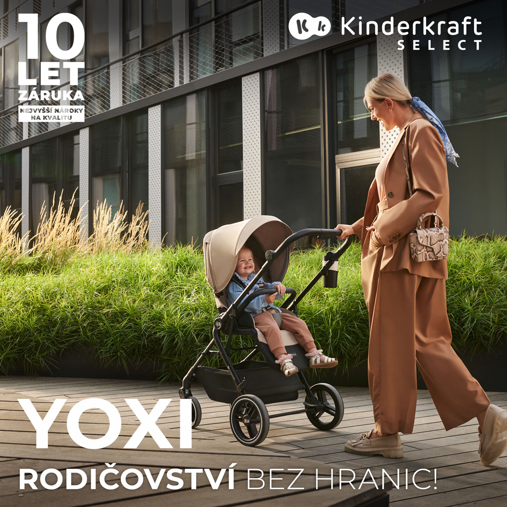 KINDERKRAFT SELECT Sport babakocsi Yoxi Sand Beige