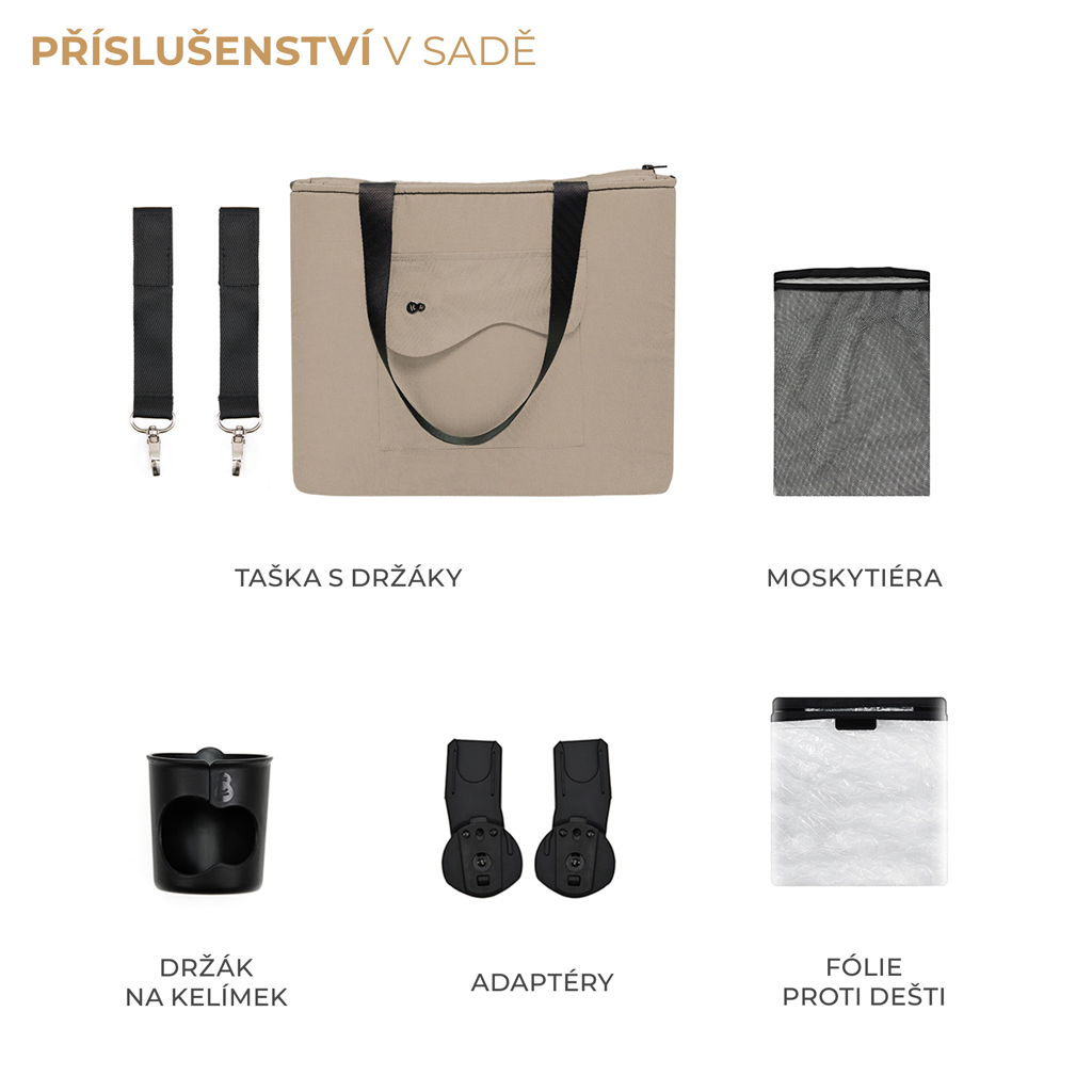 KINDERKRAFT SELECT Sport babakocsi Yoxi Sand Beige