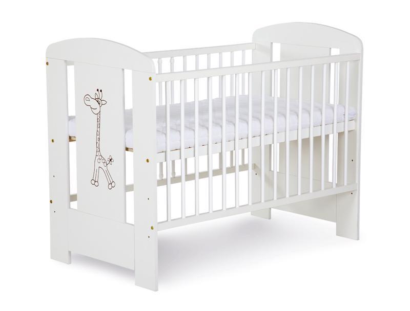 KLUPS Kiságy fa SAFARI 120 x 60 fehér