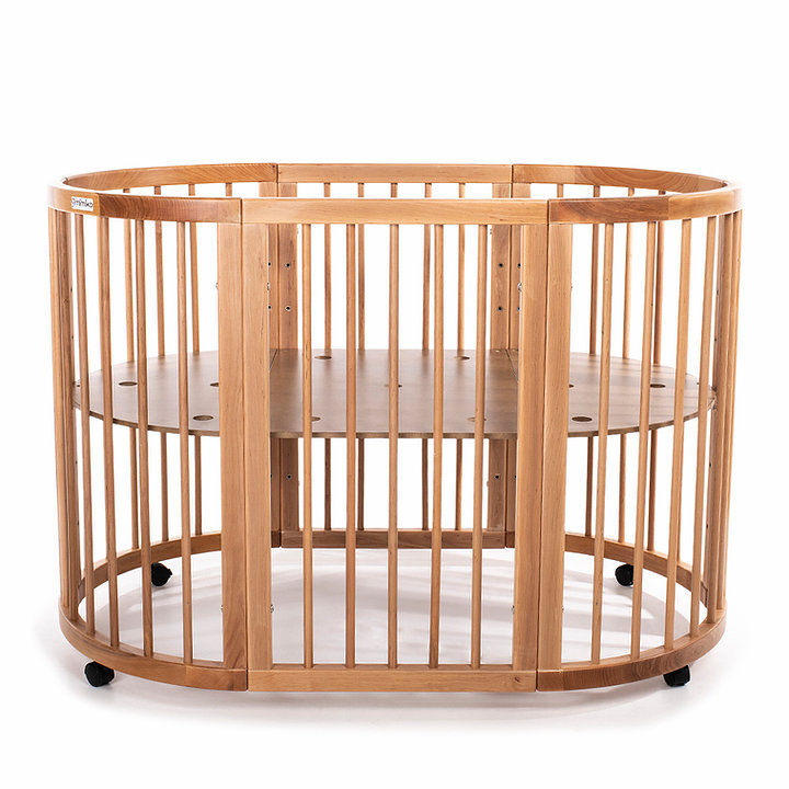 MIMIKO Kerek babaágy 9 az 1-ben Round Natural