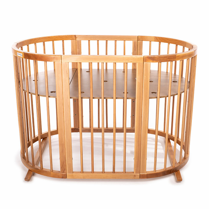 MIMIKO Kerek babaágy 9 az 1-ben Round Natural