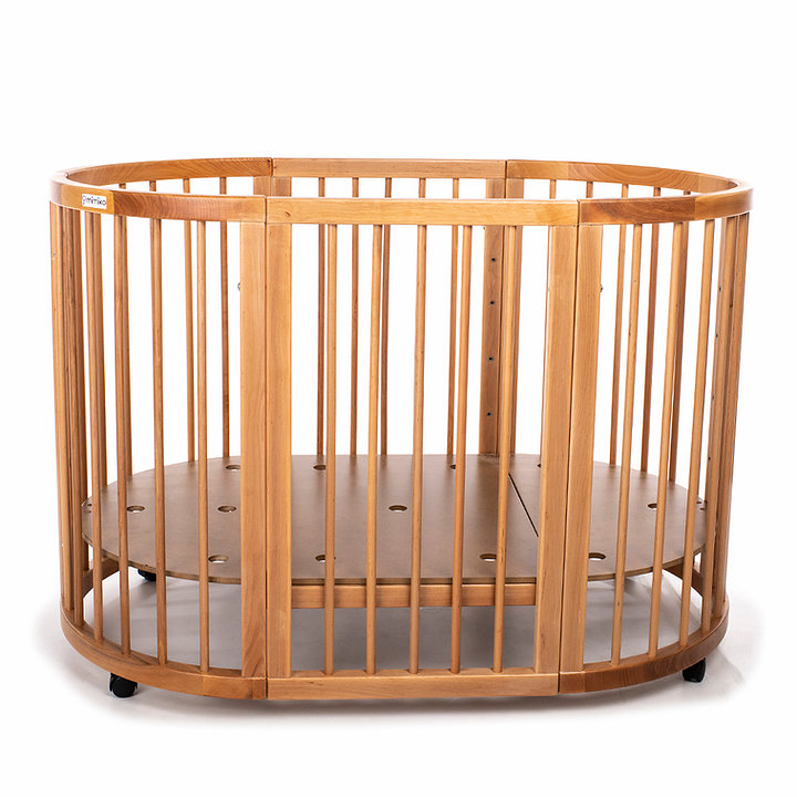 MIMIKO Kerek babaágy 9 az 1-ben Round Natural