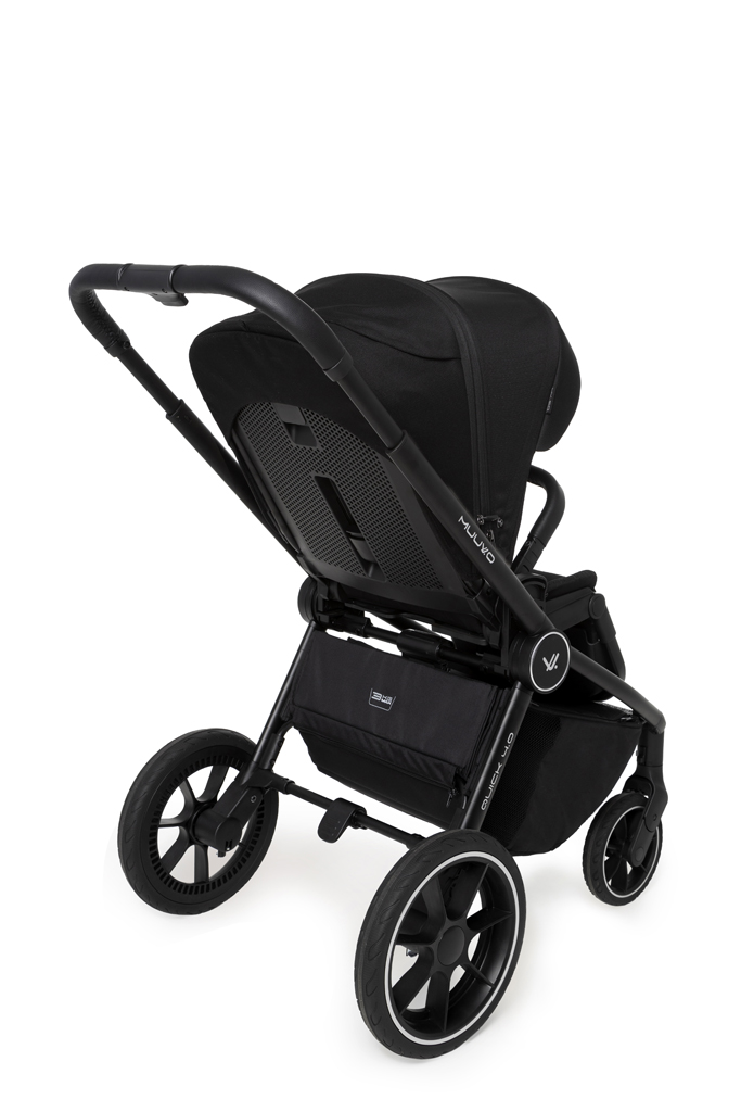 MUUVO Kombinált babakocsi Quick 4.0 Classic black szett 2in1
