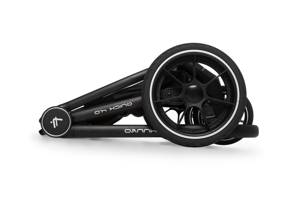 MUUVO Kombinált babakocsi Quick 4.0 Classic black szett 2in1