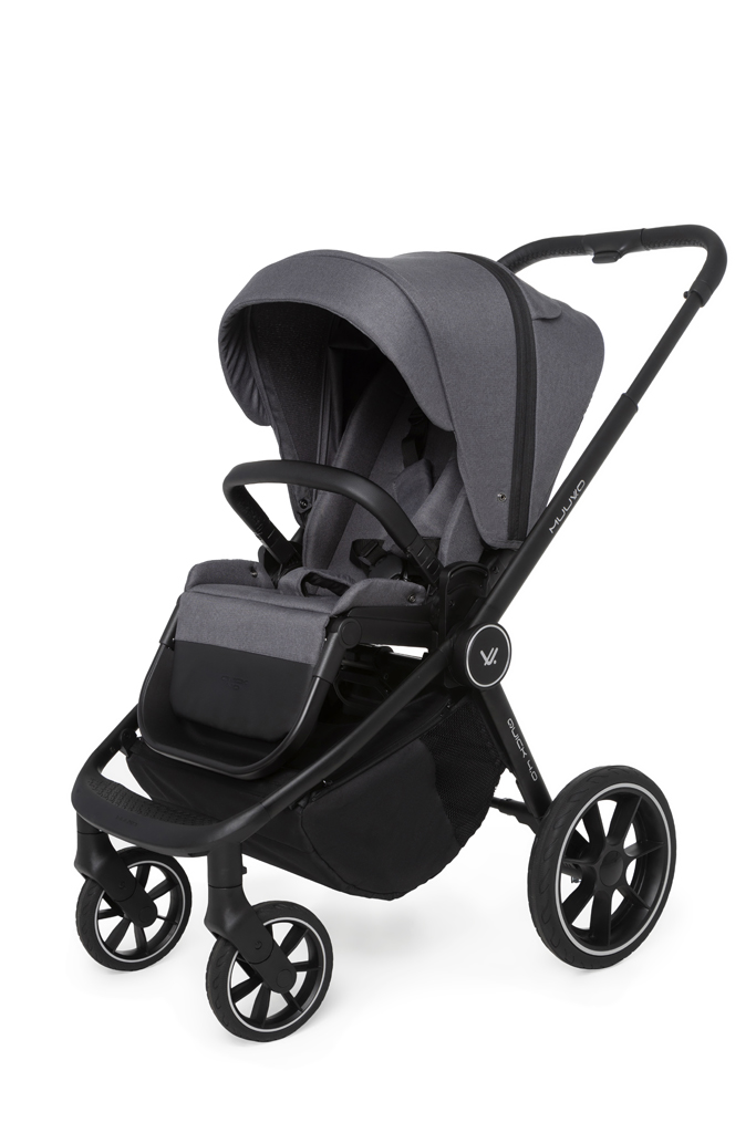MUUVO  Kombinált babakocsi Quick 4.0 Iron graphite szett 2in1