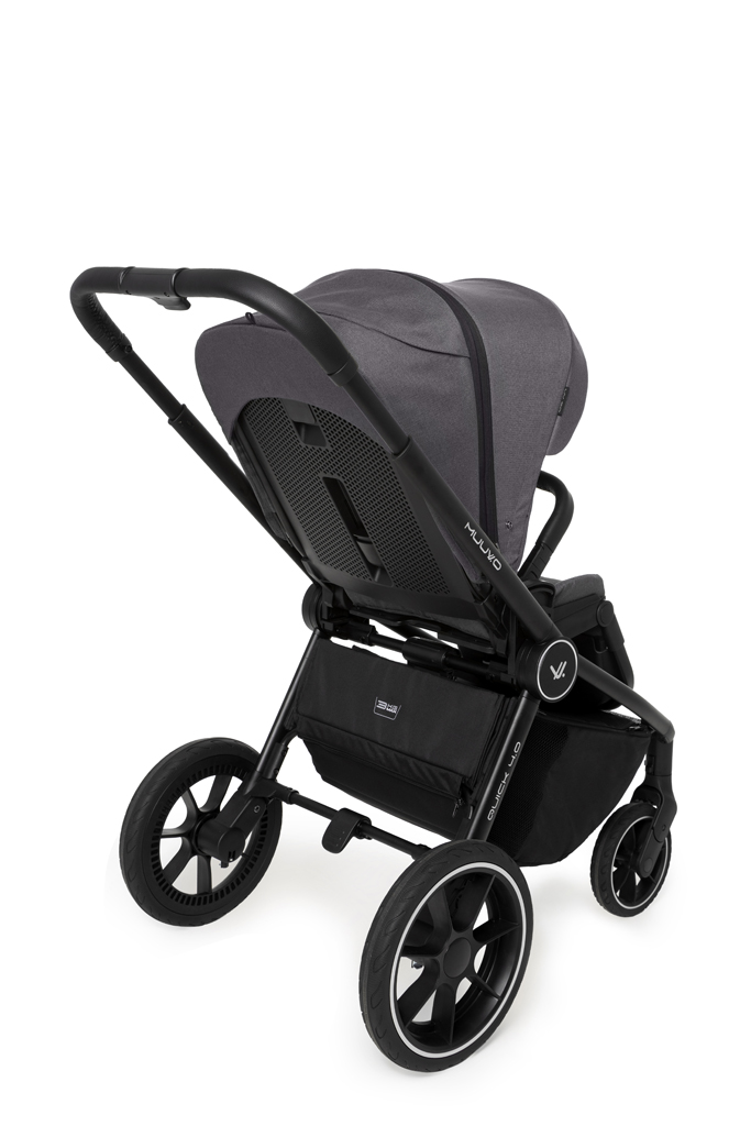 MUUVO  Kombinált babakocsi Quick 4.0 Iron graphite szett 2in1