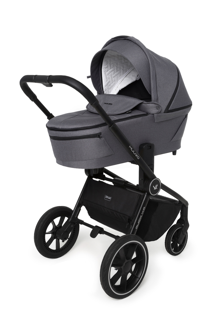 MUUVO  Kombinált babakocsi Quick 4.0 Iron graphite szett 2in1