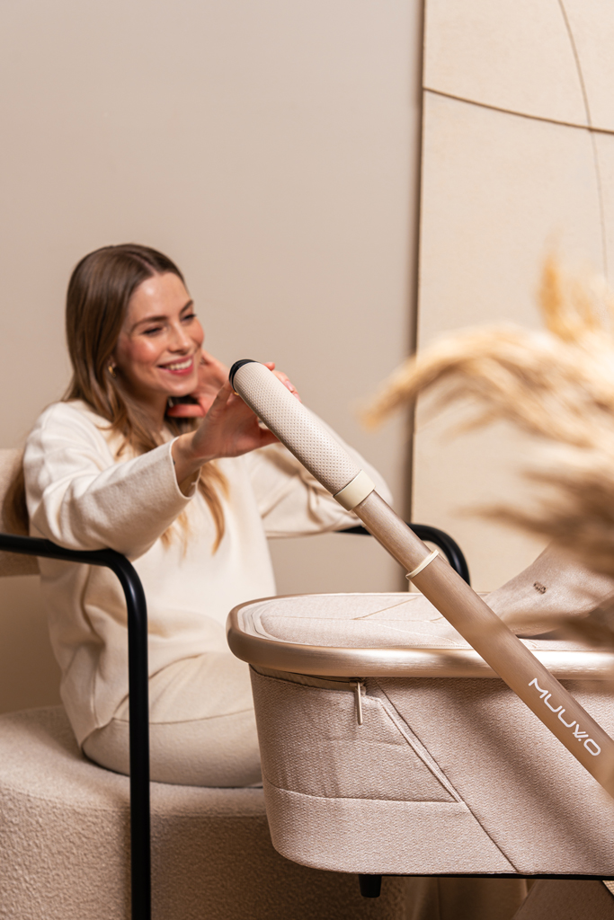 MUUVO  Kombinált babakocsi  Quick Boho Beige szett 2in1