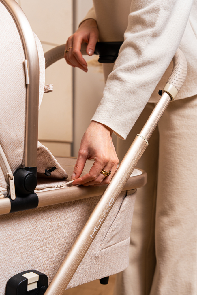 MUUVO  Kombinált babakocsi  Quick Boho Beige szett 2in1