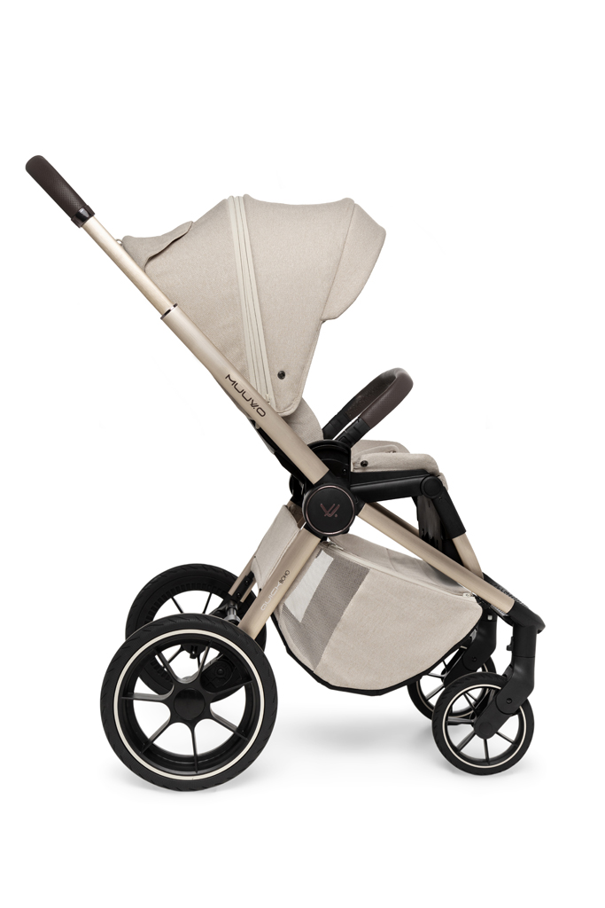 MUUVO  Kombinált babakocsi Quick Boho Brown szett 2in1