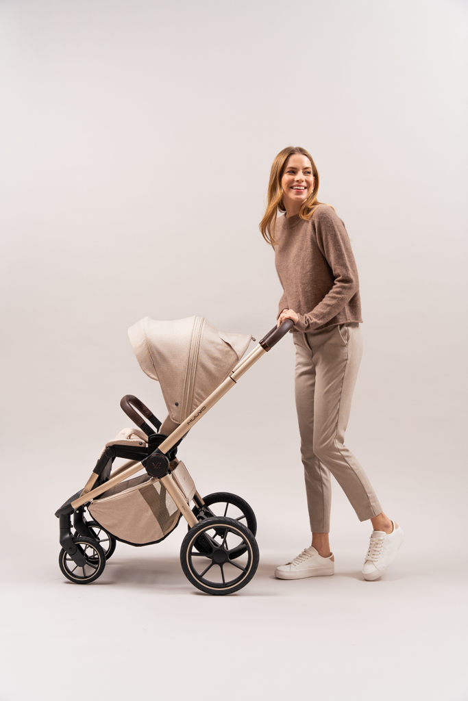 MUUVO  Kombinált babakocsi Quick Boho Brown szett 2in1