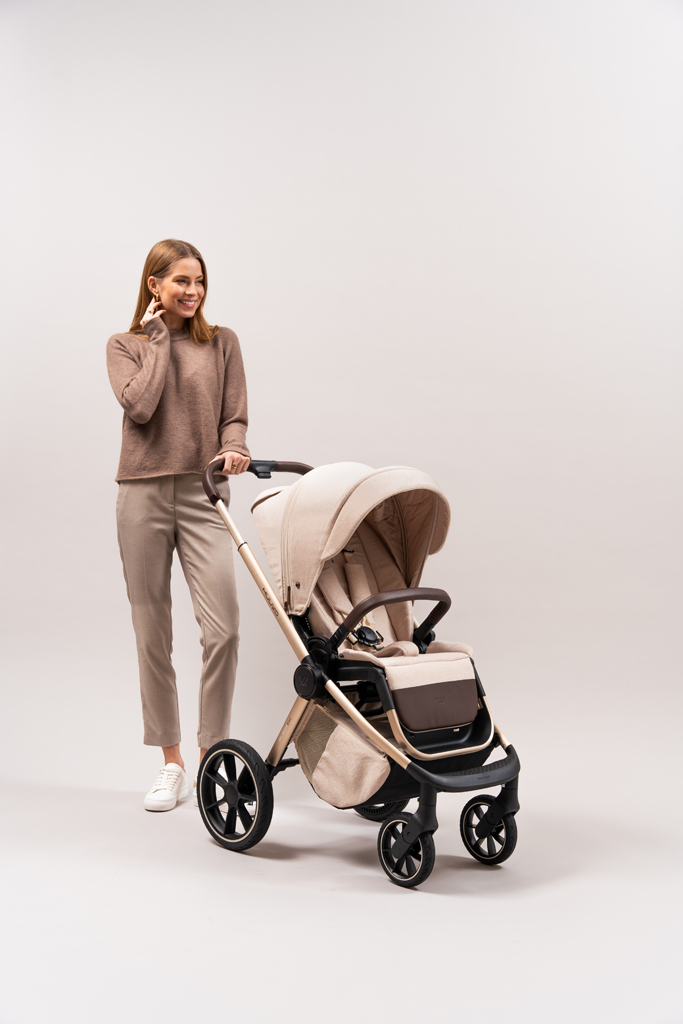 MUUVO  Kombinált babakocsi Quick Boho Brown szett 2in1