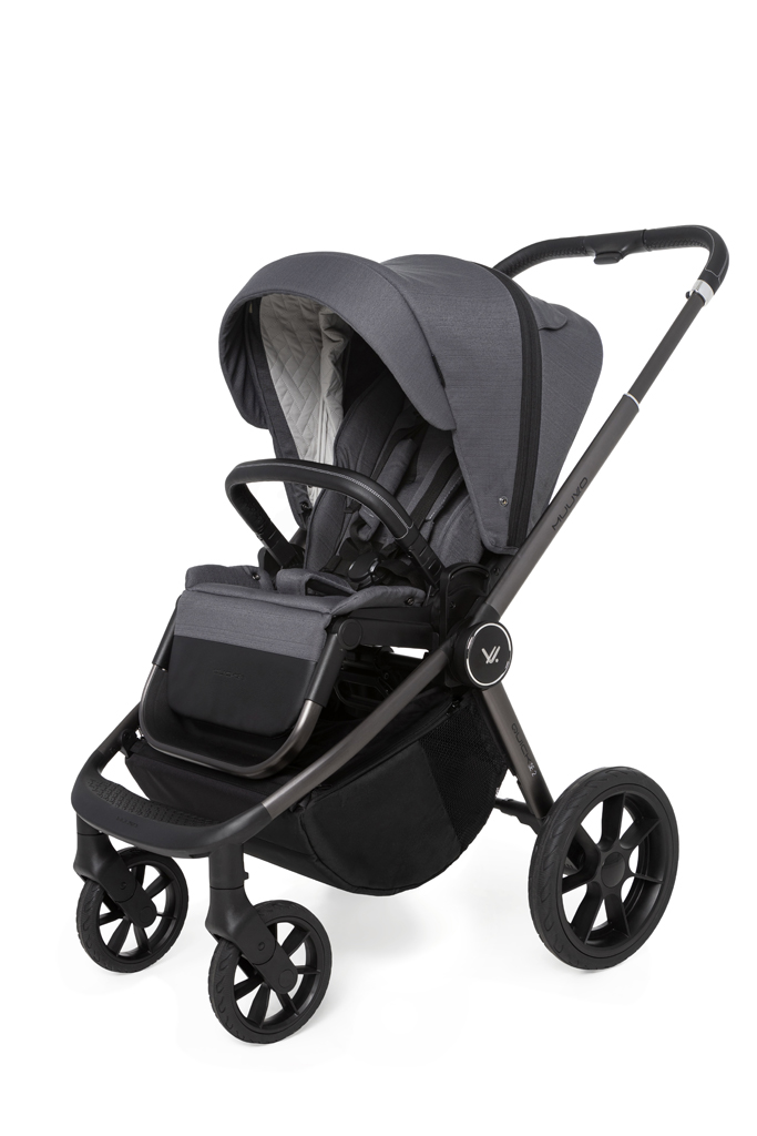 MUUVO  Kombinált babakocsi Quick SE 2 Diamond graphite szett 2in1