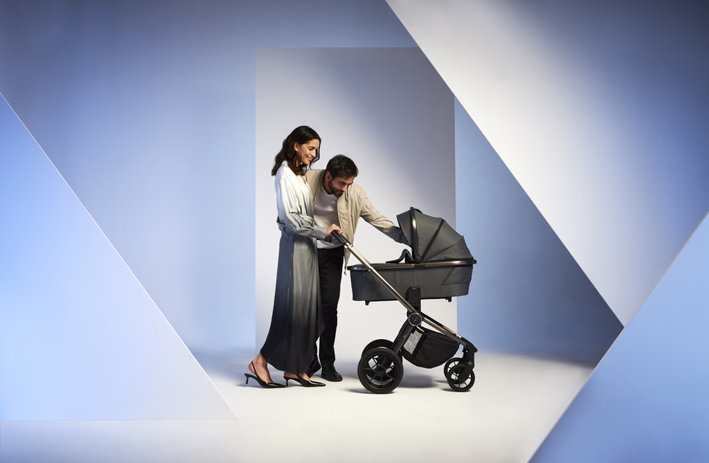 MUUVO  Kombinált babakocsi Quick SE 2 Diamond graphite szett 2in1