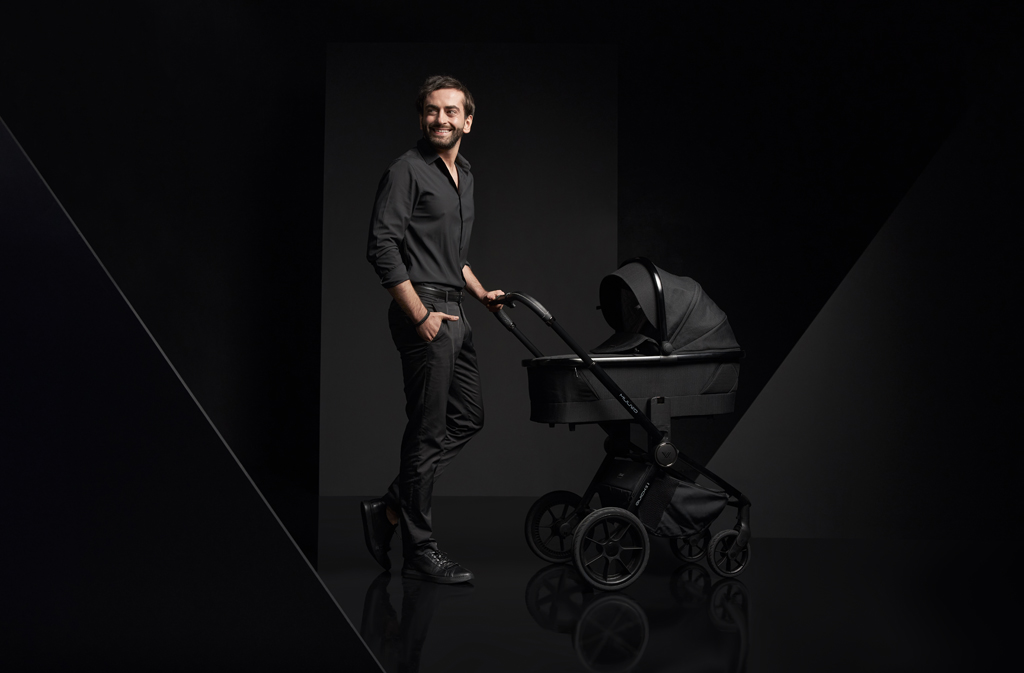 MUUVO  Kombinált babakocsi Quick SE 2 Chromium black szett 2in1