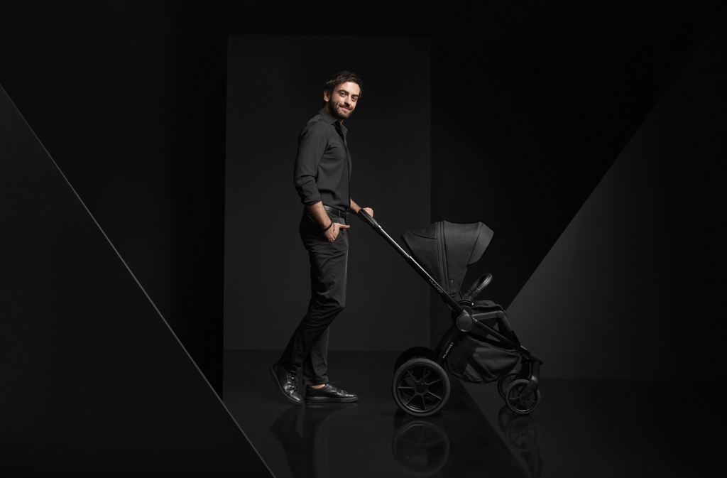 MUUVO  Kombinált babakocsi Quick SE 2 Chromium black szett 2in1