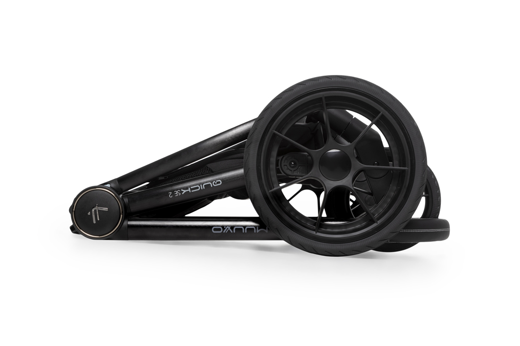 MUUVO  Kombinált babakocsi Quick SE 2 Chromium black szett 2in1