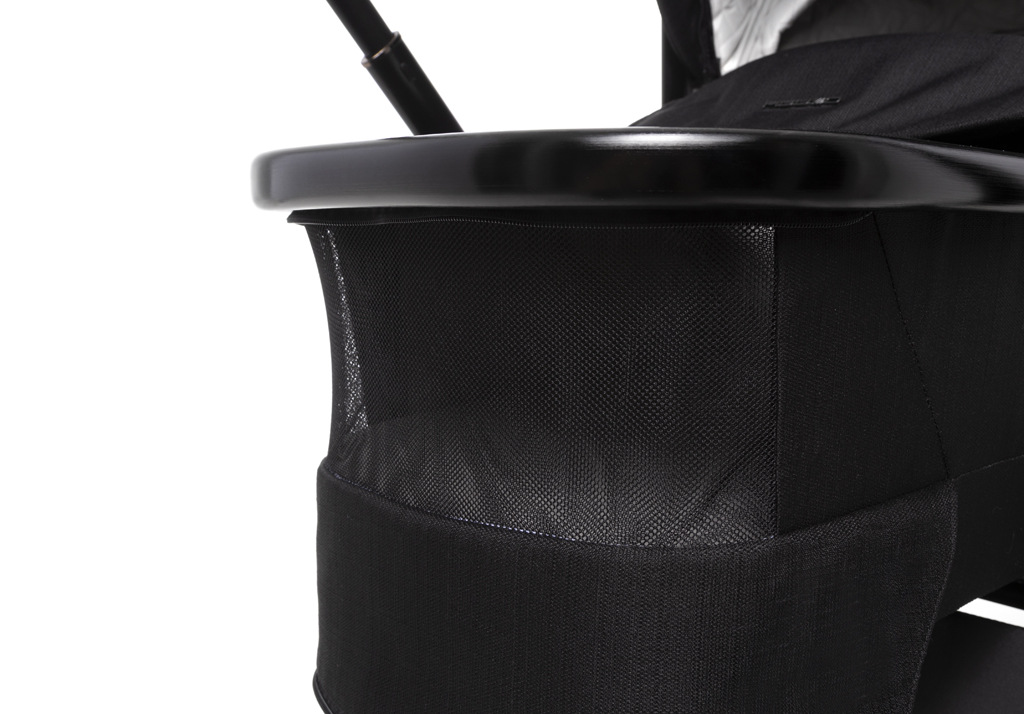 MUUVO  Kombinált babakocsi Quick SE 2 Chromium black szett 2in1