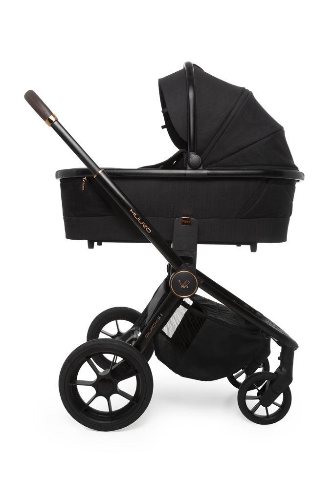 MUUVO Kombinált babakocsi Quick SE 2 Sunset black szett 2in1