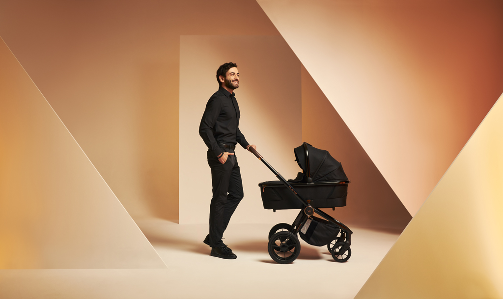 MUUVO Kombinált babakocsi Quick SE 2 Sunset black szett 2in1