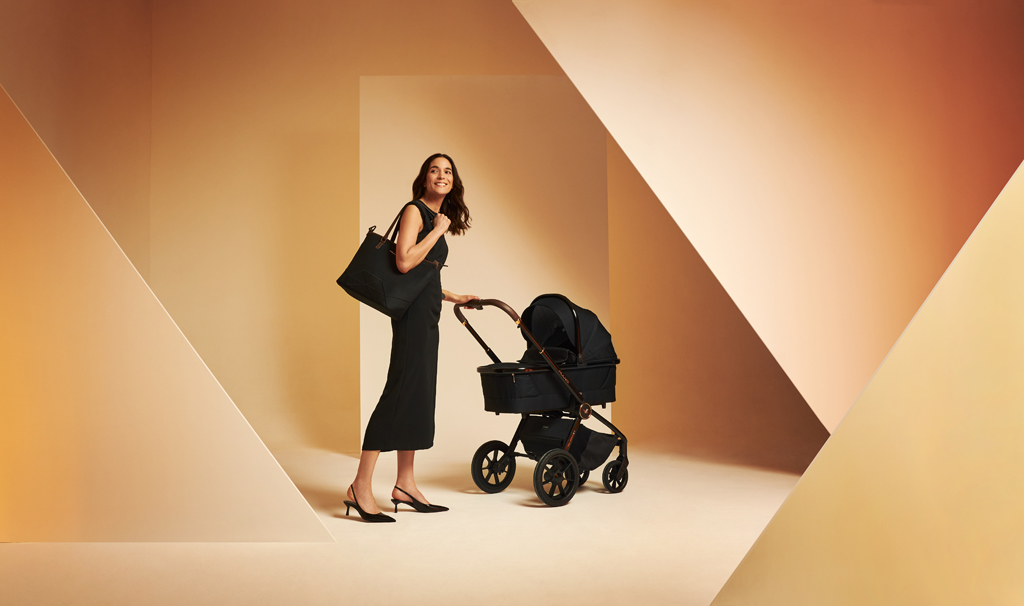 MUUVO Kombinált babakocsi Quick SE 2 Sunset black szett 2in1