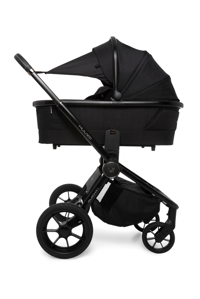 MUUVO Kombinált babakocsi Quick SE 2 Sunset black szett 2in1