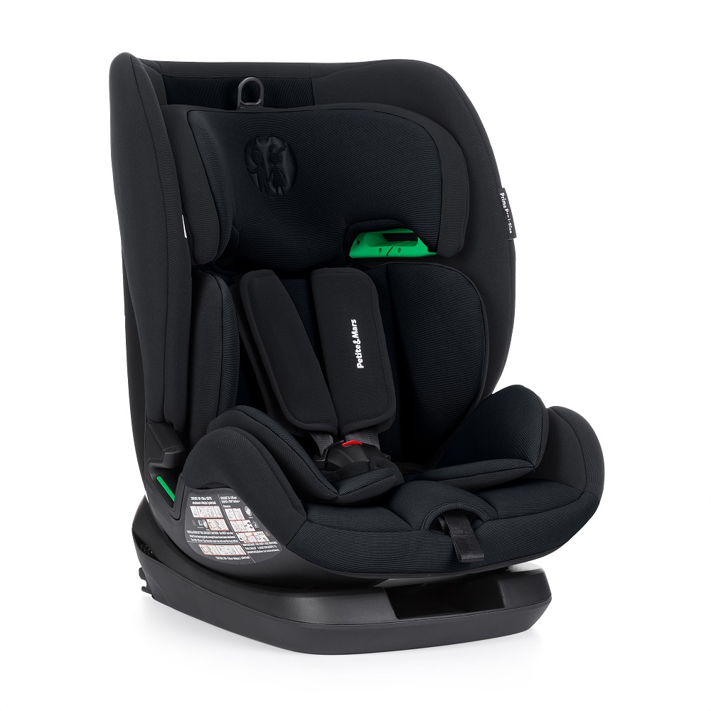 PETITE&amp;MARS Autósülés Prime Pro i-Size Absolute Black 76-150 cm (9-36 kg)