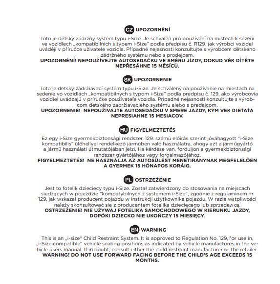 PETITE&amp;amp;amp;amp;amp;amp;amp;amp;MARS Autósülés Prime Pro i-Size Black Air 76-150 cm (9-36 kg)