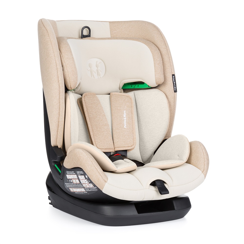 PETITE&amp;MARS Autósülés Prime Pro i-Size Caramel Brown 76-150 cm (9-36 kg)