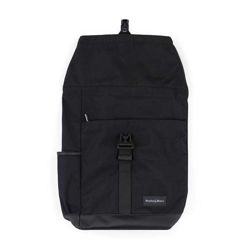 PETITE&amp;amp;amp;amp;amp;amp;MARS Pelenkázó hátizsák babakocsira Jackob Absolute Black