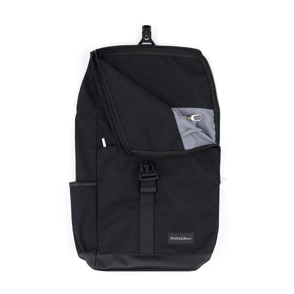 PETITE&amp;amp;amp;amp;amp;amp;amp;amp;MARS Pelenkázó hátizsák babakocsira Jackob Absolute Black