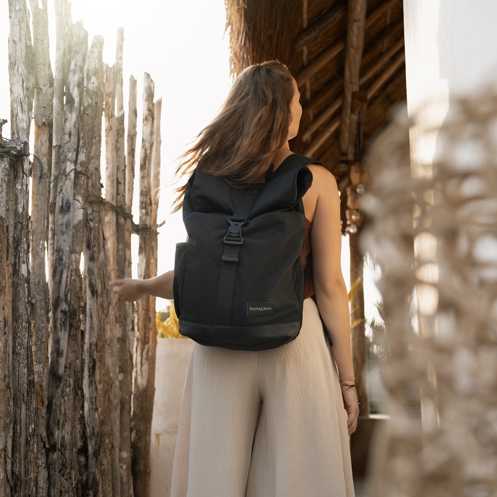 PETITE&amp;amp;amp;amp;amp;MARS Pelenkázó hátizsák babakocsira Jackob Military Green