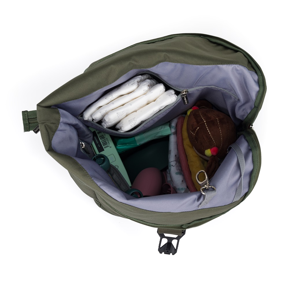 PETITE&amp;amp;amp;amp;amp;amp;MARS Pelenkázó hátizsák babakocsira Jackob Military Green