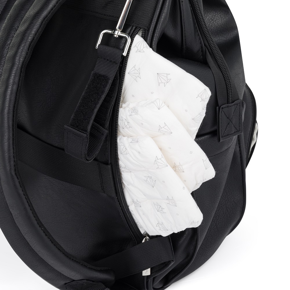 PETITE&amp;amp;amp;amp;amp;amp;amp;amp;amp;amp;amp;MARS Jasper pelenkázó hátizsák babakocsira Absolute Black