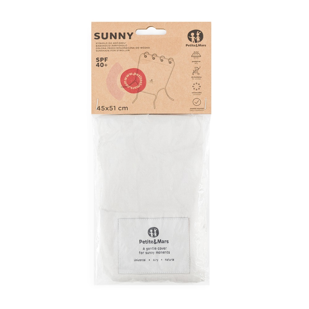 PETITE&amp;MARS Árnyékoló babakocsira Sunny Rose Petal