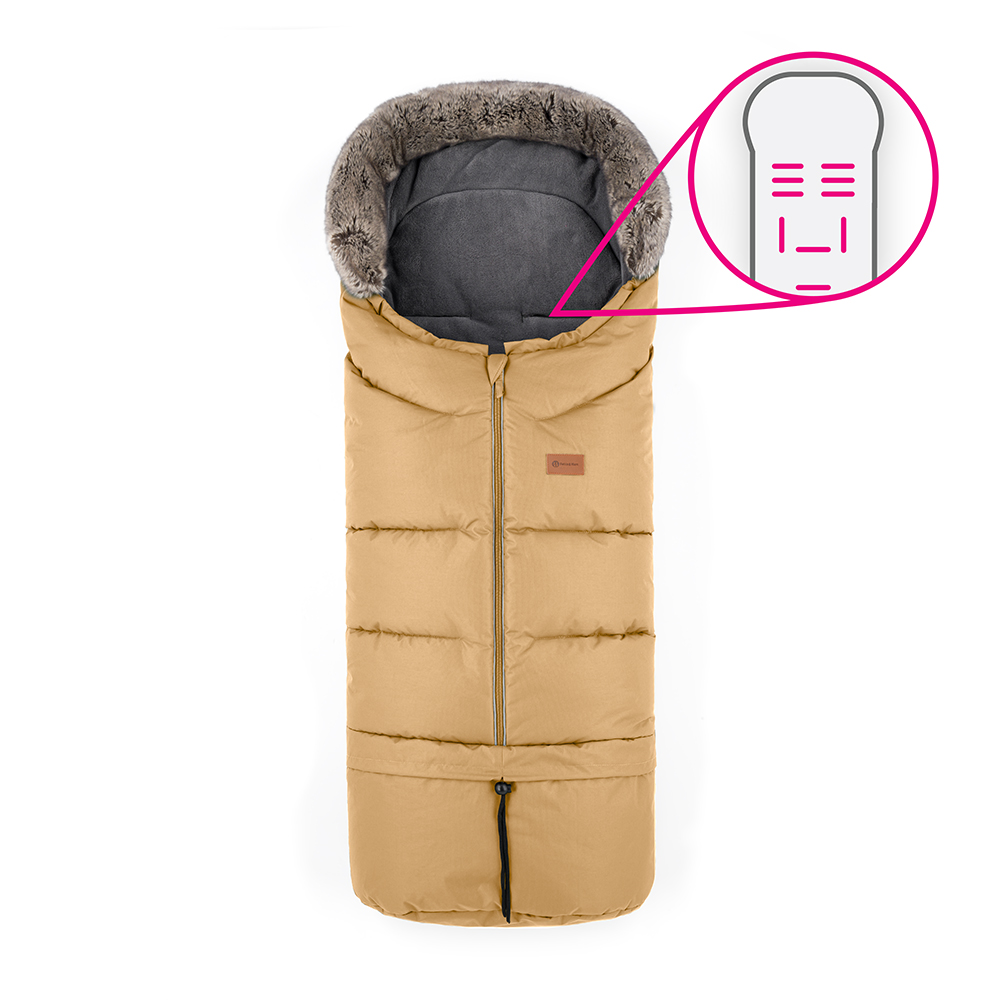 PETITE&amp;amp;amp;amp;amp;amp;MARS Bundazsák Arctic 4in1 Horizontal Elegant Caramel