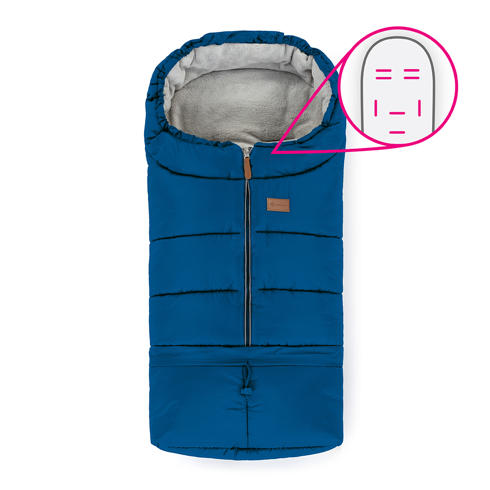 PETITE&amp;MARS Állítható bundazsák 3in1 Jibot Horizontal Ocean Blue