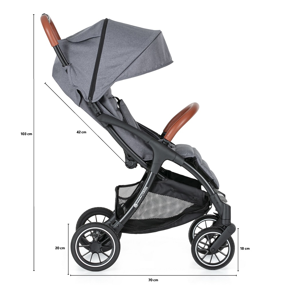 PETITE&amp;amp;amp;amp;MARS Sport babakocsi Cross Ultimate Grey