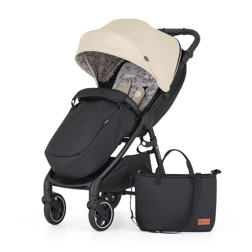 PETITE&MARS Sport babakocsi Royal3 Black Sahara Beige