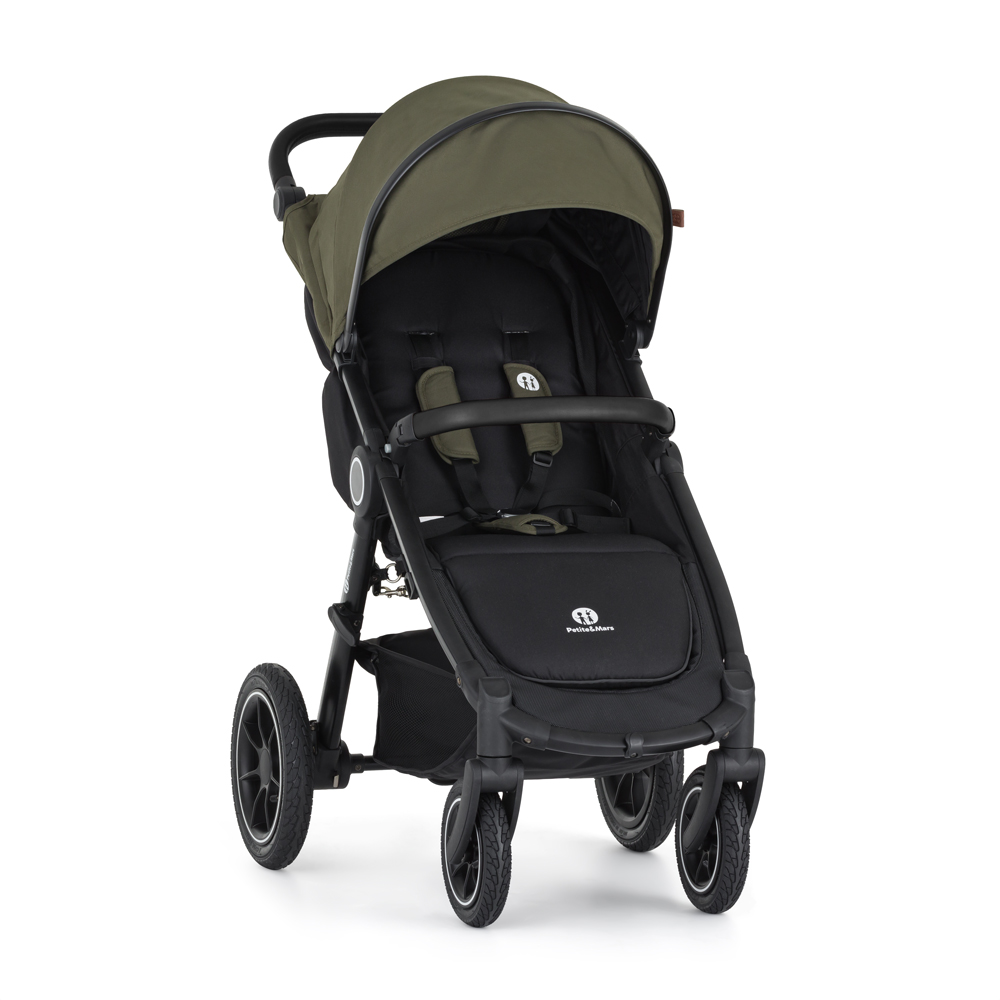 PETITE&amp;amp;MARS Sport babakocsi Street2 Air Black Mature Olive