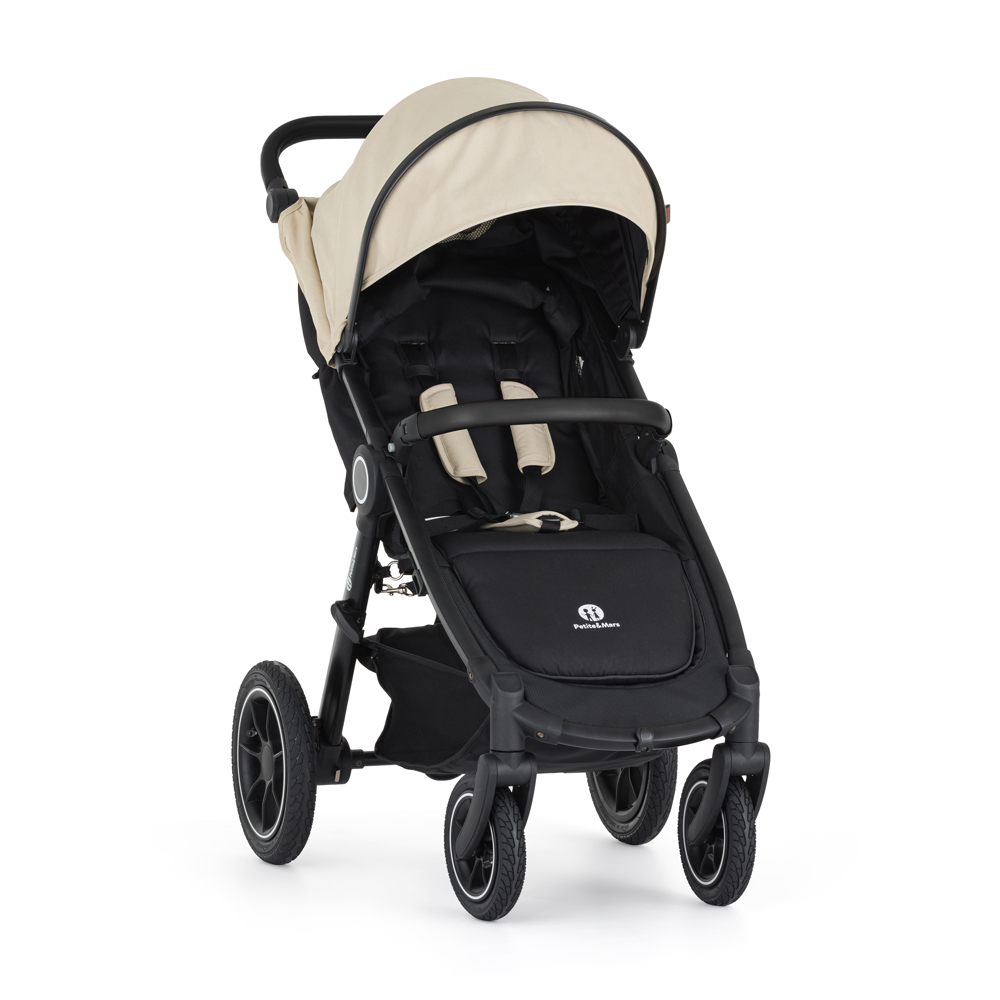 PETITE&amp;amp;MARS Sport babakocsi Street2 Air Black Sahara Beige