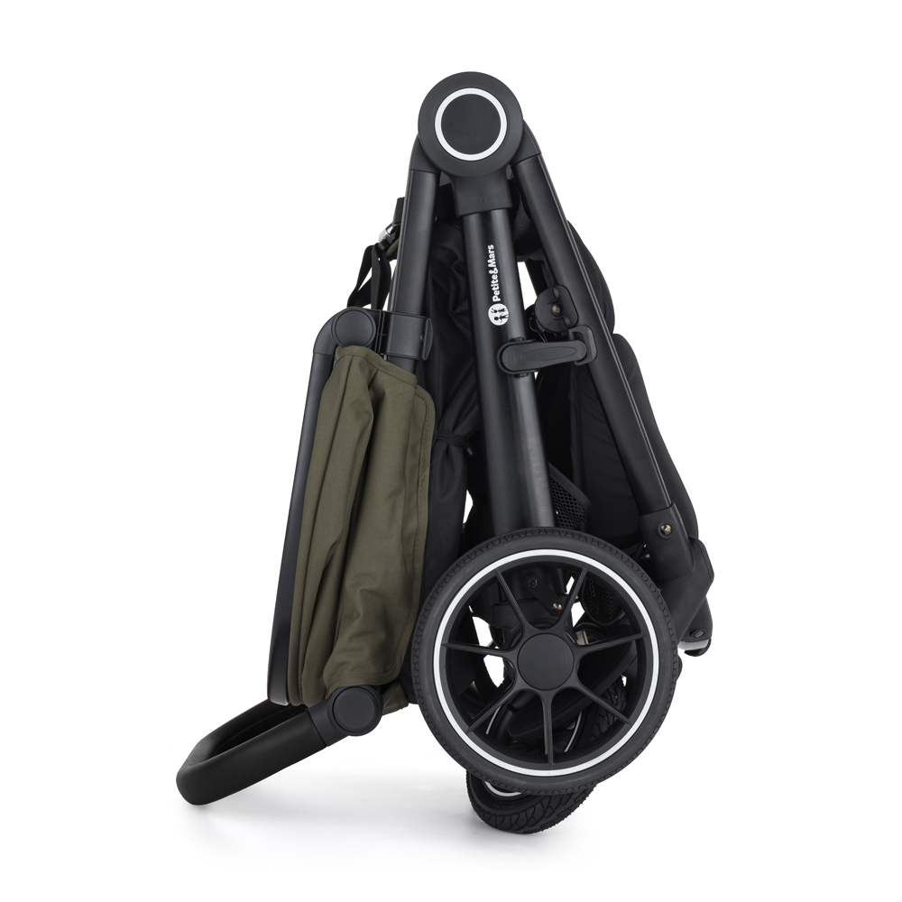 PETITE&amp;MARS Sport babakocsi Street2 RWS Black Mature Olive