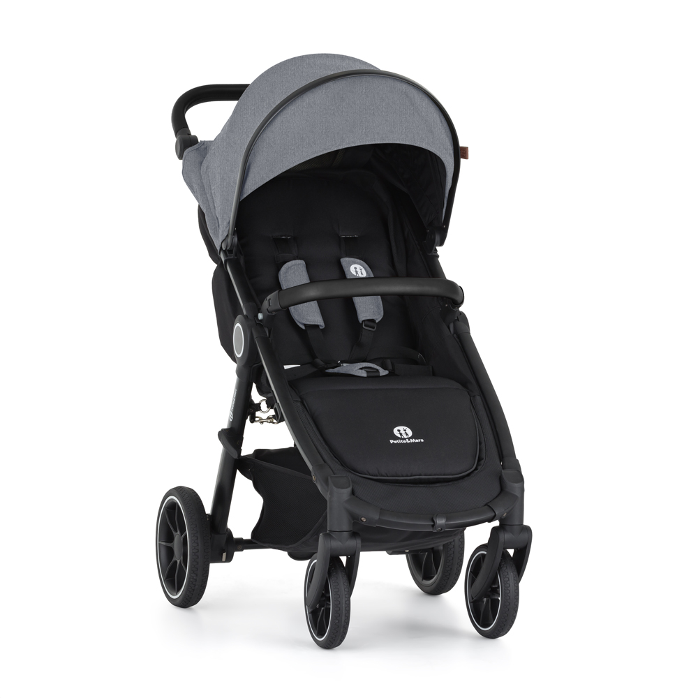 PETITE&amp;amp;MARS Sport babakocsi Street2 RWS Black Ultimate Grey