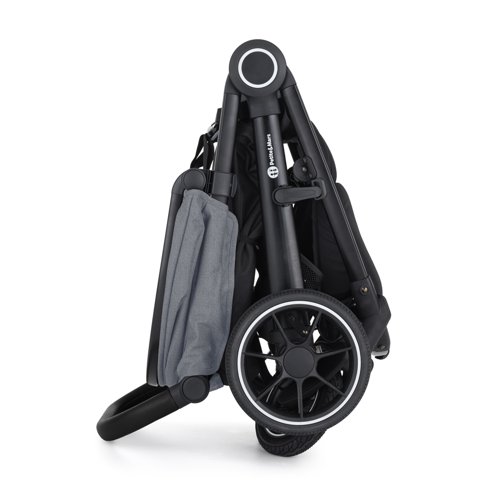 PETITE&amp;amp;amp;amp;amp;MARS Sport babakocsi Street2 RWS Black Ultimate Grey