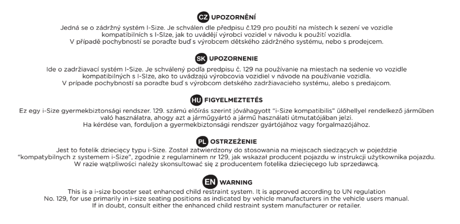 PETITE&amp;amp;amp;amp;MARS Optimus Ülésmagasító Pro i-Size Grey Air 125 - 150 cm (22-36 kg)