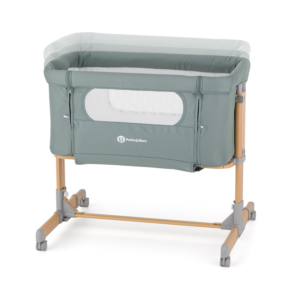 PETITE&amp;amp;amp;MARS Állítható kiságy Grace Compact Foggy Green