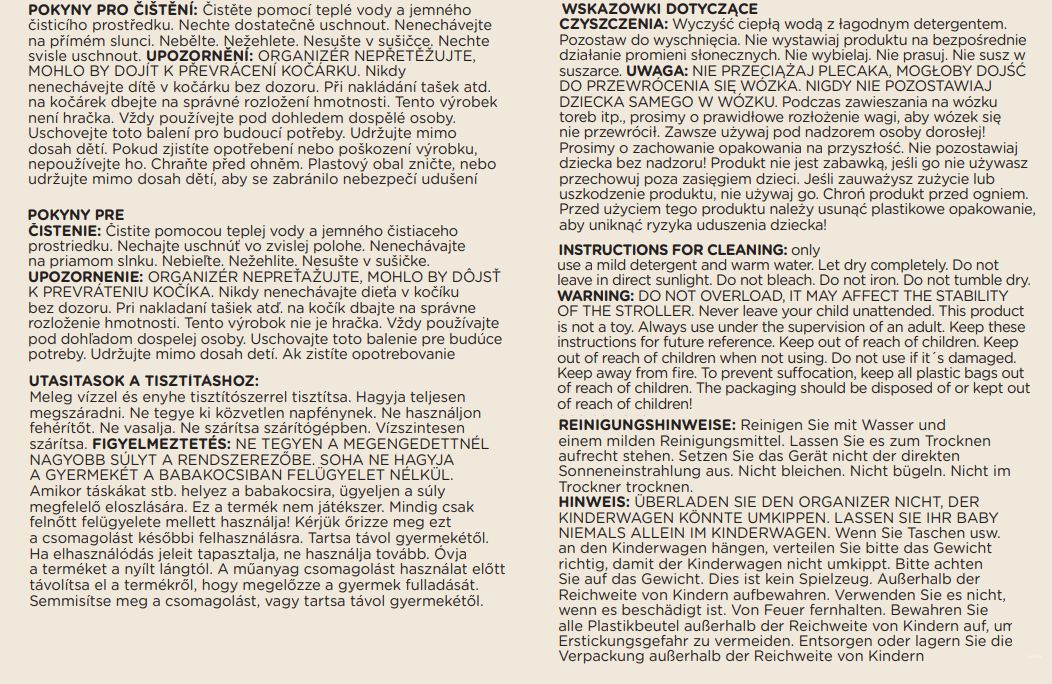 PETITE&amp;amp;amp;amp;amp;amp;amp;amp;MARS Pelenkázó táska BAG Universal Black