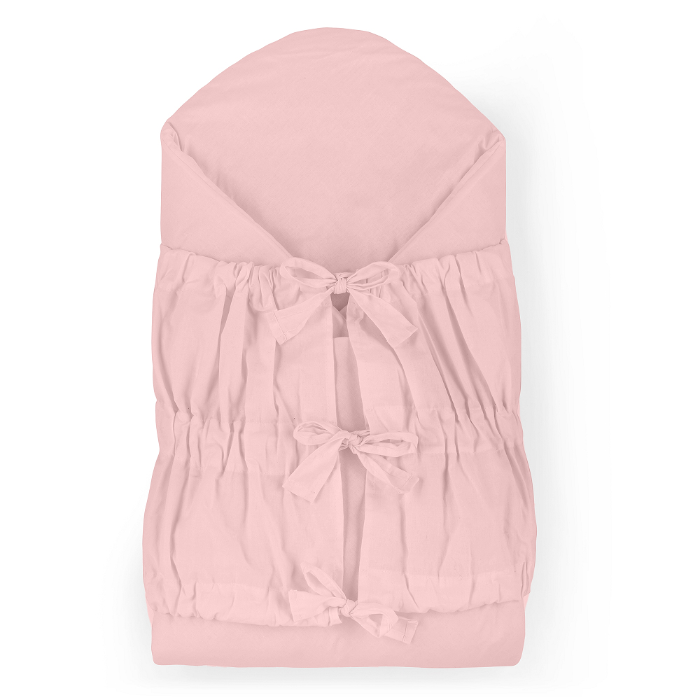 PETITE&amp;amp;MARS Megkötős pólya Nurse tömör kókusz betéttel Dusty Pink 75x75 cm